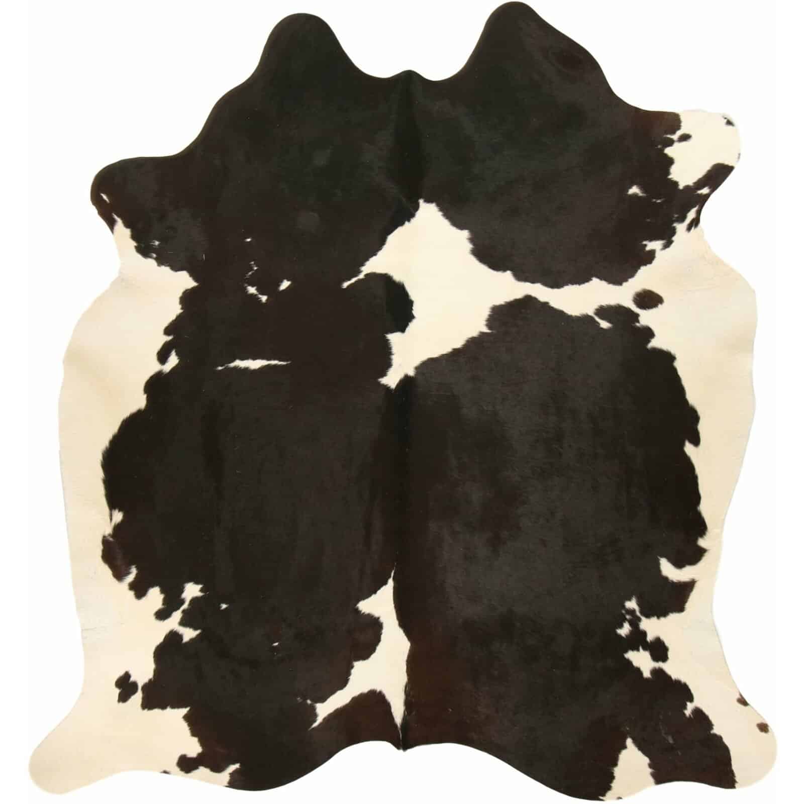 Tapis peau de vache marron 228 x 190 cm