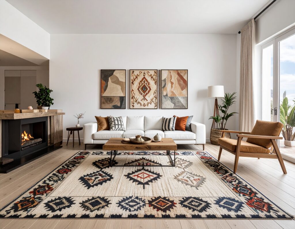 Tapis Bohème Chic : votre déco Vintage - Décor Berbère